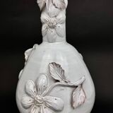 Large white ceramic slip lamp
