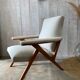 Fauteuil vintage bouclettes