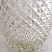 Carafe en verre et métal argenté
