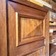 Asymmetrical Art Deco wardrobe in walnut