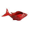 Plat poisson rouge
