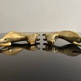 Coppia di Appendiabiti in Bronzo – Italia, Anni '50