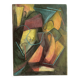 Foltyn frantisek. (1891-1976). abstract composition. modern gouache