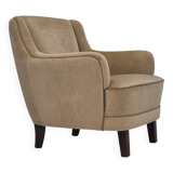 1970s, Danish lounge chair, original condition, furniture velour.