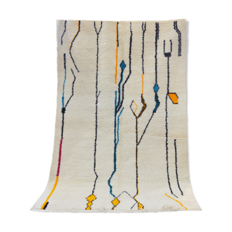 Colorful Berber carpet 247 X 154
