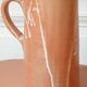 Large stoneware jug with pyrite and white glazes
