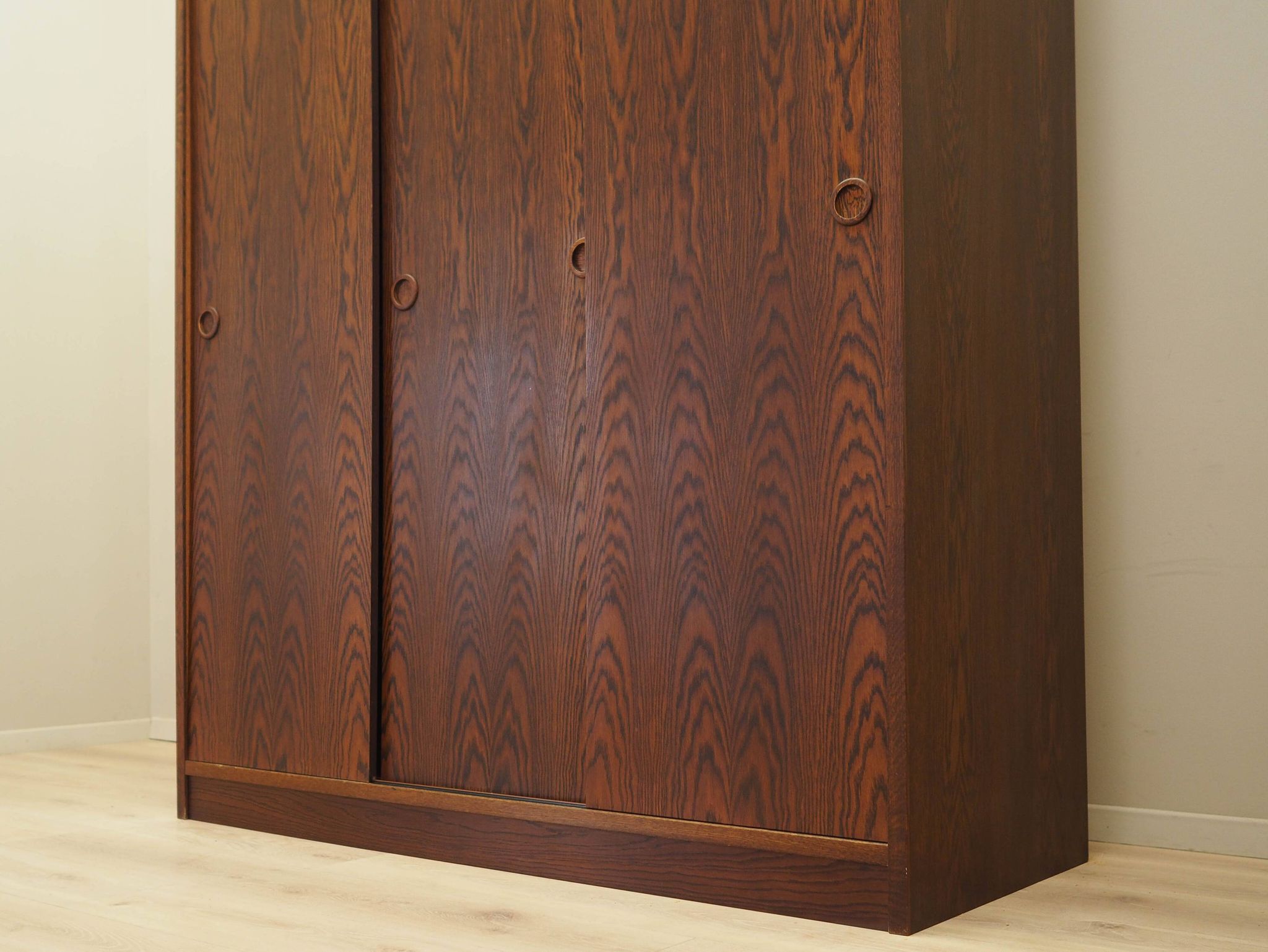 Oak wardrobe, Danish design, 1970s, manufactured by Tage Mogensen