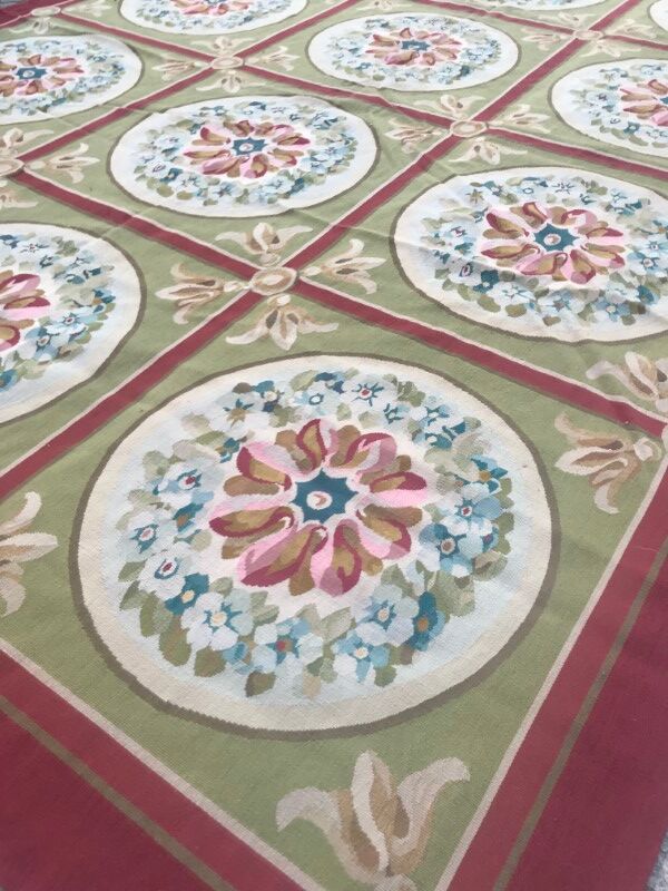 Carpet style woven Aubusson hand 240 X 315 CM