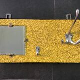 Formica coat rack with mirror, 50s-60s