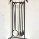 Wrought iron fireplace kit
