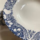 6 English porcelain soup plates