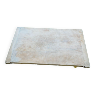 Large wooden block board butcher's furniture