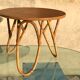 Vintage rattan coffee table