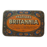 Old iron box of Britannia pastilles