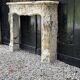 Louis XV style fireplace in purple breccia marble, circa 1880.