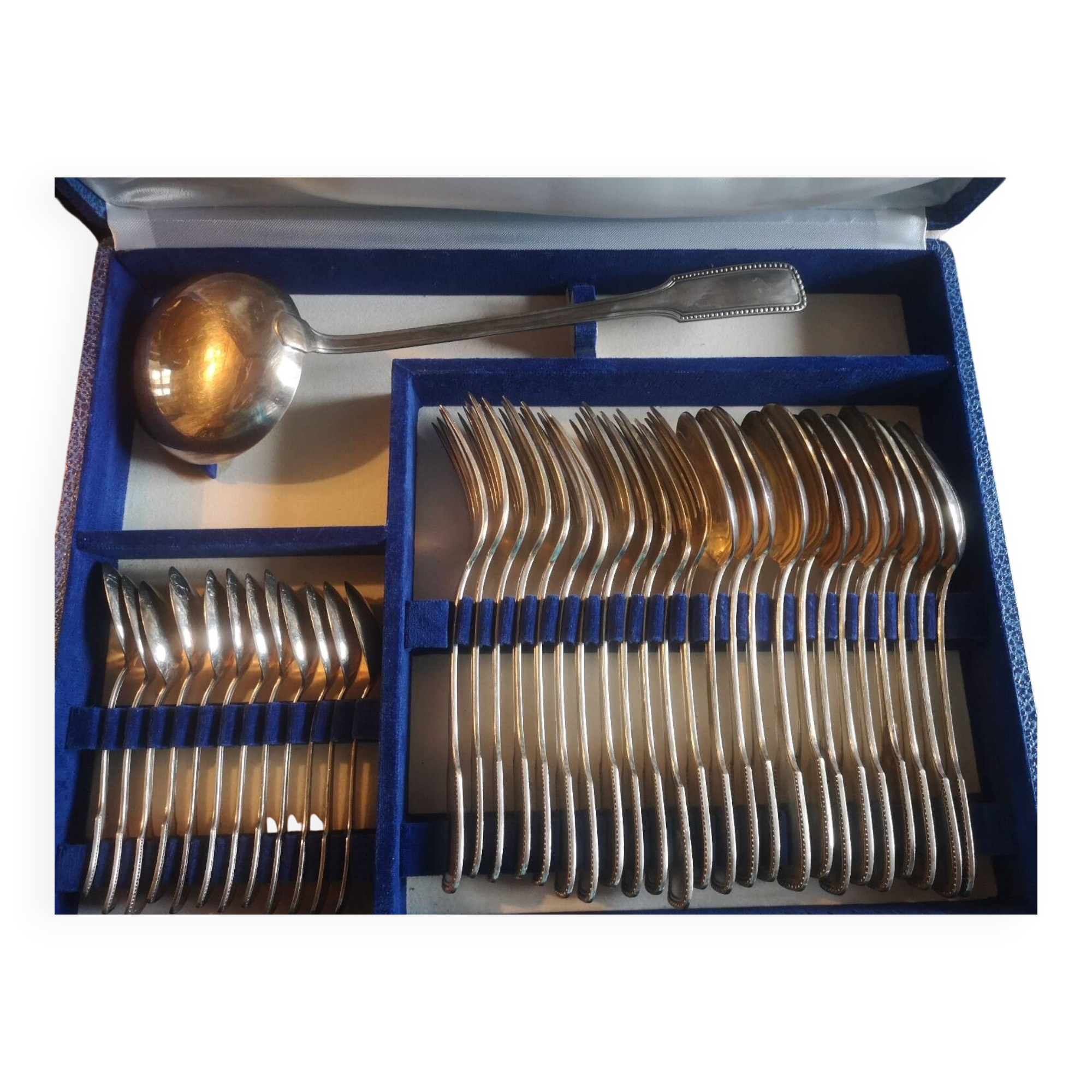 Silver-plated metal cutlery by Boulenger