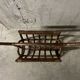 Rattan magazine rack from the 60s