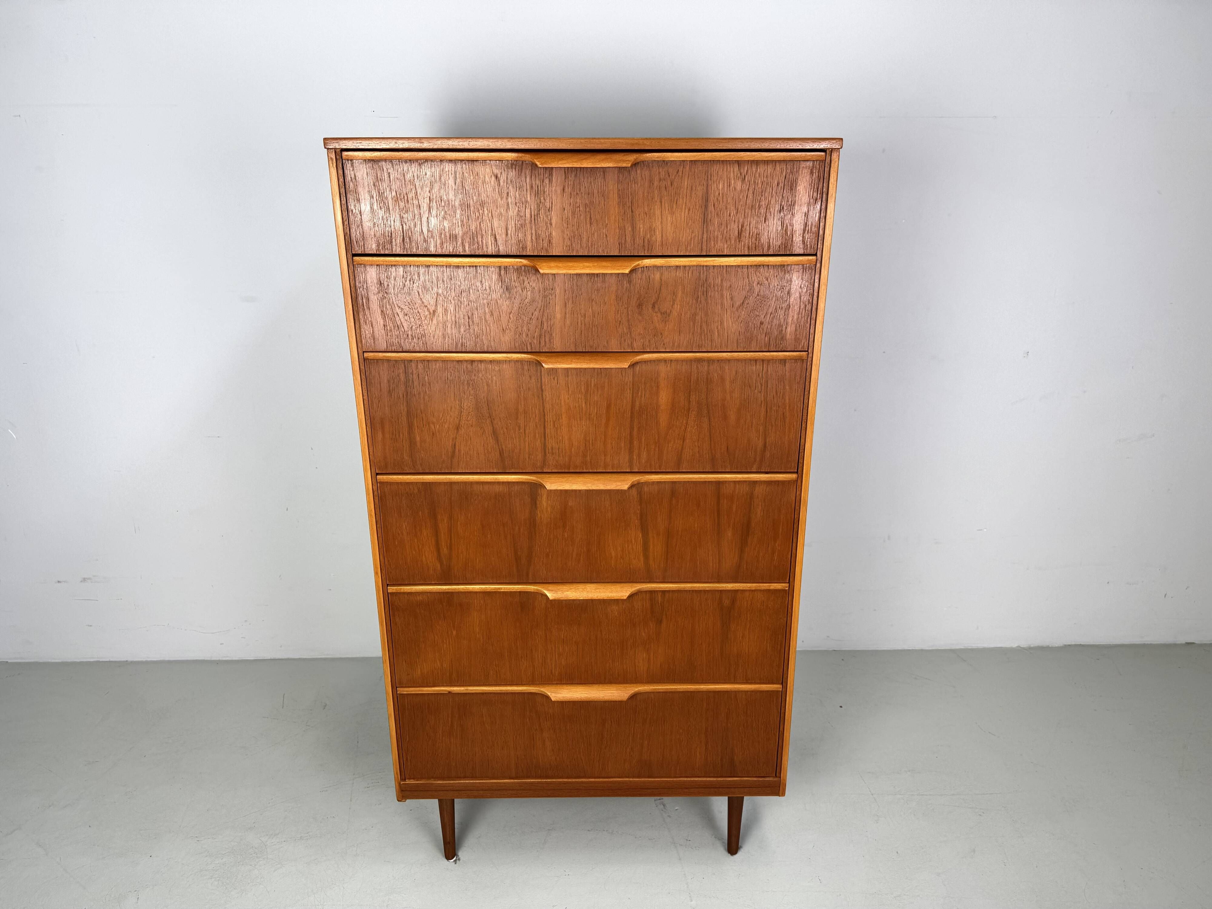 Vintage chest of drawers from Austinsuite, designed by Frank Guille, 1960s.