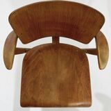 Pair of Mid-century plywood beech chairs - Ilmari Tapiovaara style plywood Chairs