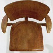 Pair of Mid-century plywood beech chairs - Ilmari Tapiovaara style plywood Chairs