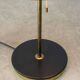 Mid-Century Black & Brass Table Lamp from Kamenický Šenov