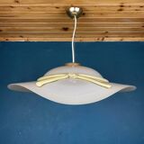 Wide-brimmed hat-shaped Murano suspension, Italy, 1970s