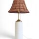 Midcentury Ceramic and Brass Table Lamp by Carstens Tönnieshof, 1960s