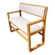 Vintage oak bench from the 1950s