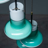 Chandelier in handblown glass Vistosi Italy 1950s