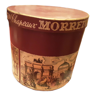 Hat box advertising hat morreton hats illustrations a. carlut