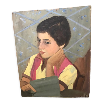 Portrait de jeune fille
