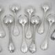 Christofle Marly, 10 silver-plated table spoons, 21 cm.