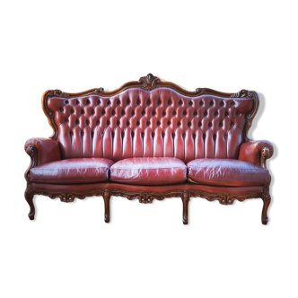 Ancienne banquette Chesterfield