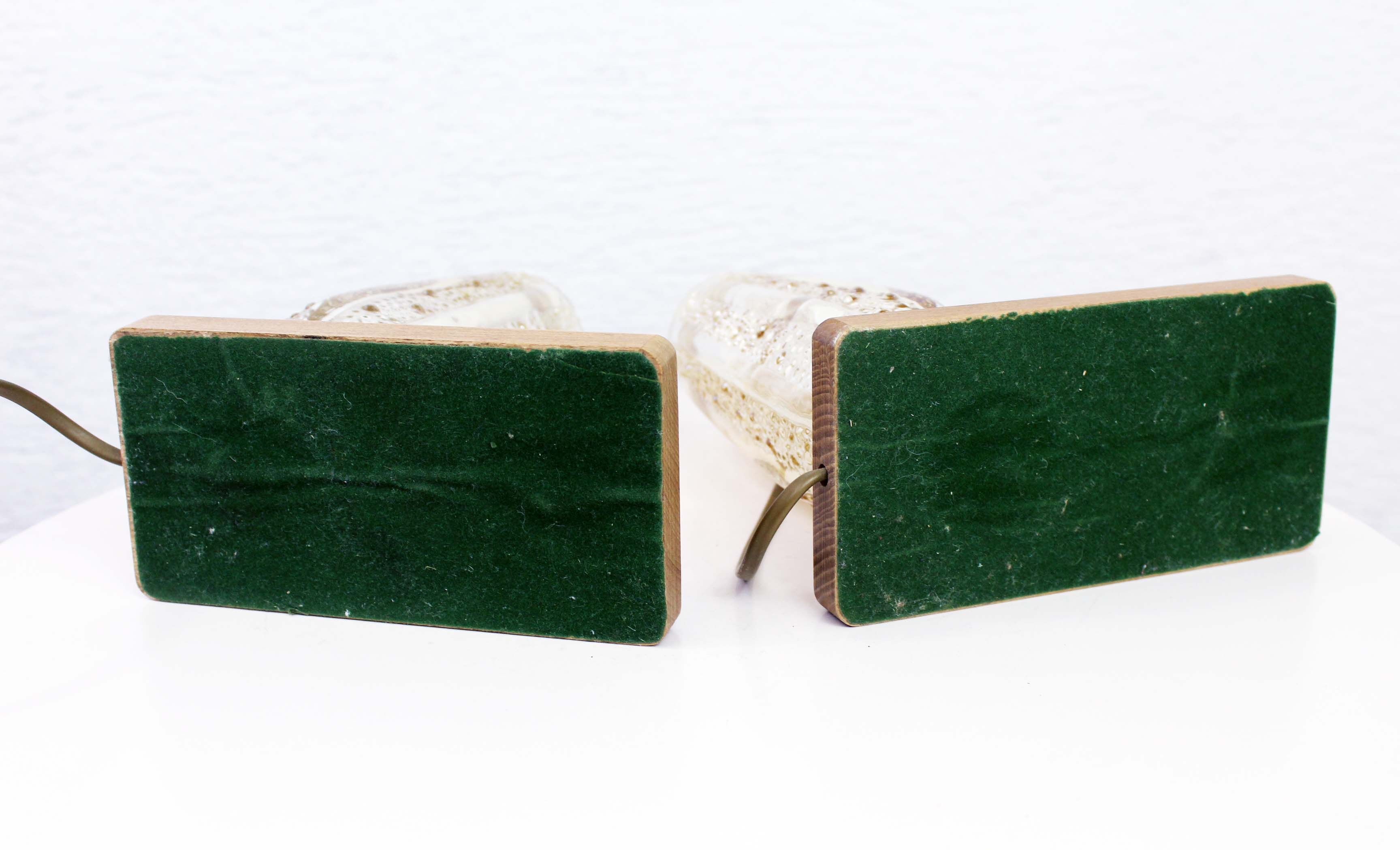 Pair of vintage table or bedside lamp