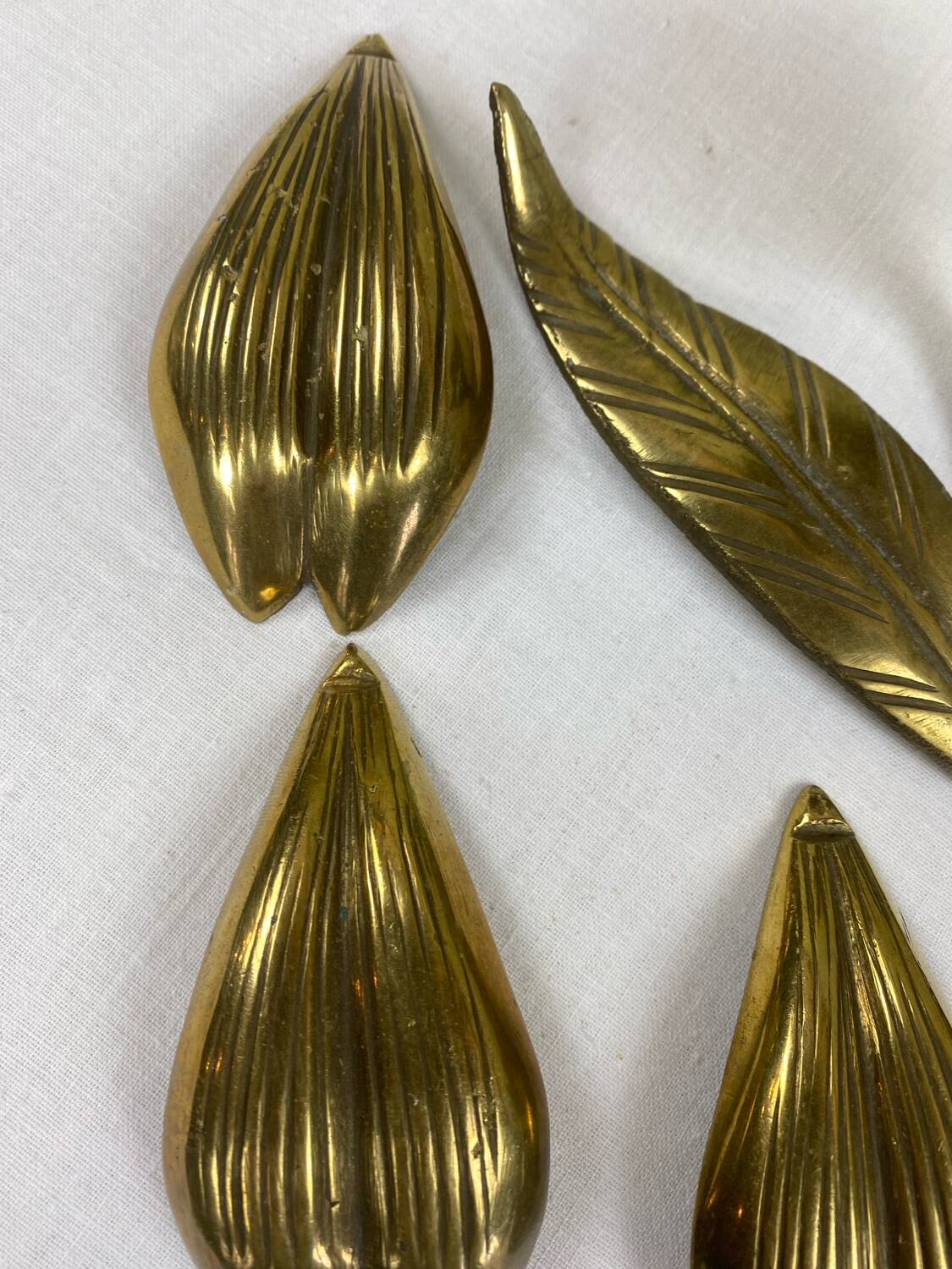 Cendrier fleur en laiton