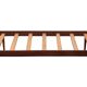 Mid-Century Modern Solid Teak Daybed with Tapered Legs, 1950s