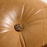 Hungarian leather sofa set by Ipoly Furniture Factory, set of 2.