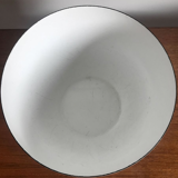 Enamelled metal bowls by Kaj Franck for Arabia 1950s