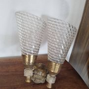 Paire D'applique vintage cornet rockabilly