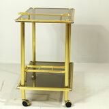 Italian Brass Serving Trolley, 1980s