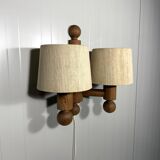 Uno Kristiansson wall lamp Pinus for Luxus Sweden 1970’s