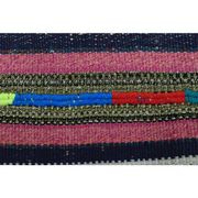 1970s Vintage Turkish Oushak Handmade Wool Cotton Red Runner Rug 95x252