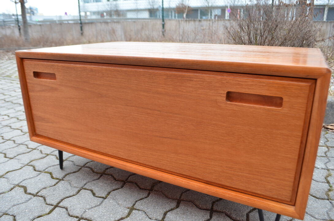 Danish Modern Teak Chest of Drawers  Cabinet Sideboard