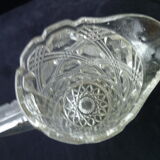 Carafe , 1.2 l moulded pressed glass pitcher