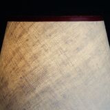 Conical lampshade in old upcycled hemp