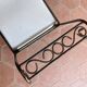 Wrought iron bench