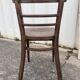 Set of 40 old beech bistro chairs