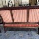 Salon complet Louis Philippe banquette et paire de fauteuils