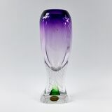 Art Glass Crystal Vase by Adam Jablonski, 1980s
