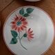 Flower earthenware plates